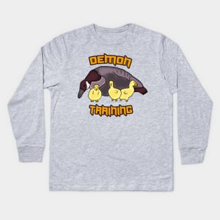 Canada Goslings: Demons In Training Kids Long Sleeve T-Shirt